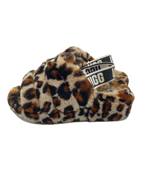 UGG（アグ）UGG (アグ) W FLUFF YEAH SLIDE ベージュ サイズ:22の古着・服飾アイテム