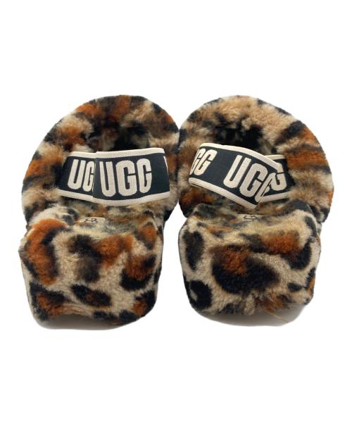 UGG（アグ）UGG (アグ) W FLUFF YEAH SLIDE ベージュ サイズ:22の古着・服飾アイテム