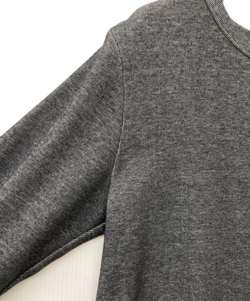 chignon（シニヨン）chignon (シニヨン) ニット切替スウェット グレー サイズ:Freeの古着・服飾アイテム