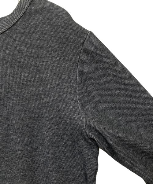 chignon（シニヨン）chignon (シニヨン) ニット切替スウェット グレー サイズ:Freeの古着・服飾アイテム