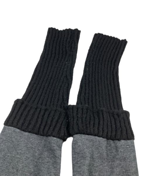 chignon（シニヨン）chignon (シニヨン) ニット切替スウェット グレー サイズ:Freeの古着・服飾アイテム