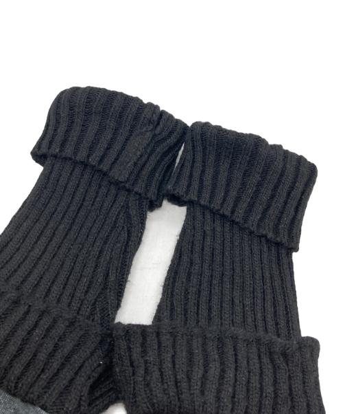 chignon（シニヨン）chignon (シニヨン) ニット切替スウェット グレー サイズ:Freeの古着・服飾アイテム