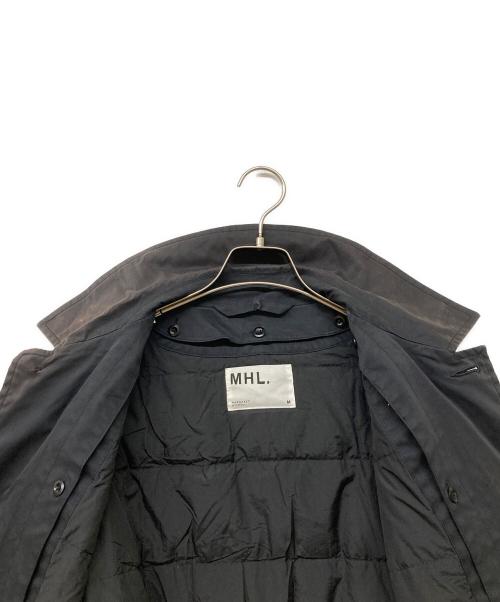 MHL（エムエイチエル）MHL (エムエイチエル) ダウンライナーステンカラーコート ブラック サイズ:Mの古着・服飾アイテム