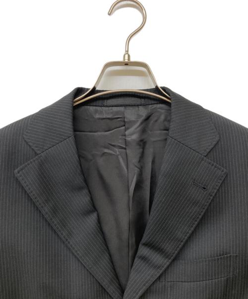 PAUL SMITH（ポールスミス）PAUL SMITH (ポールスミス) TALLIA DI DELFINO 3Bストライプジャケット ブラック サイズ:Lの古着・服飾アイテム