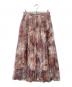 Mystrada（マイストラーダ）の古着「マーブルプリーツスカート」｜ピンク