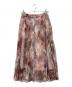 Mystrada (マイストラーダ) マーブルプリーツスカート ピンク サイズ:36：3000円