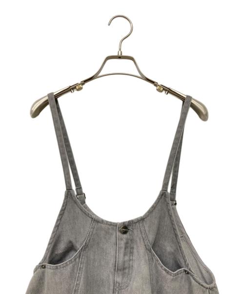 Belle vintage（ベル ヴィンテージ）Belle vintage (ベル ヴィンテージ) ボリュームデニムチュールワンピース グレー サイズ:FREEの古着・服飾アイテム