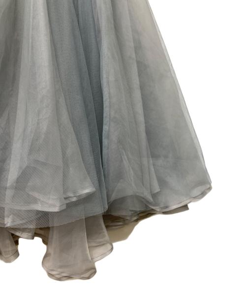 Belle vintage（ベル ヴィンテージ）Belle vintage (ベル ヴィンテージ) ボリュームデニムチュールワンピース グレー サイズ:FREEの古着・服飾アイテム