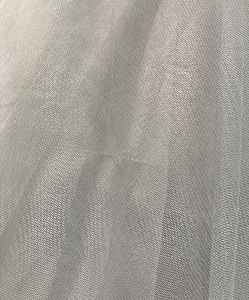 Belle vintage（ベル ヴィンテージ）Belle vintage (ベル ヴィンテージ) ボリュームデニムチュールワンピース グレー サイズ:FREEの古着・服飾アイテム