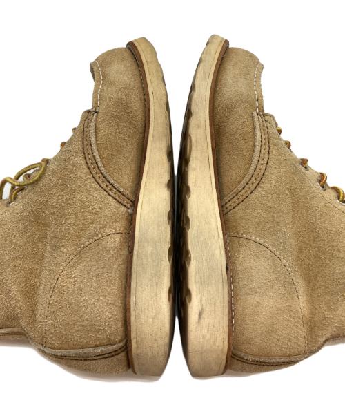 RED WING（レッドウィング）RED WING (レッドウィング) 90's四角犬タグ Suede Moc Toe ベージュ サイズ:25の古着・服飾アイテム