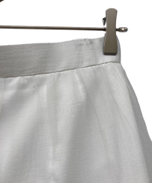 Whim Gazette（ウィムガゼット）Whim Gazette (ウィムガゼット) オーガンジーボリュームスカート ホワイト サイズ:FREEの古着・服飾アイテム