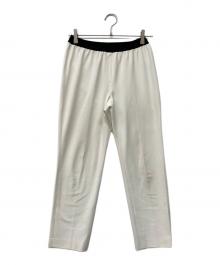 Leilian（レリアン）の古着「ウエストゴムイージーパンツ」｜ホワイト