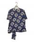 Leilian (レリアン) 花柄ブラウス ネイビー サイズ:9：4500円