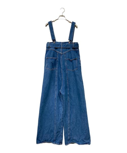 Q.anos（キュアノス）Q.anos (キュアノス) 24AW サスペンダーデニム インディゴ サイズ:Fの古着・服飾アイテム