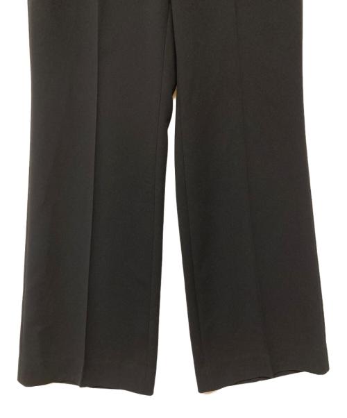 PLST（プラステ）PLST (プラステ) トリアセブレンドストレートパンツ ブラック サイズ:Mの古着・服飾アイテム
