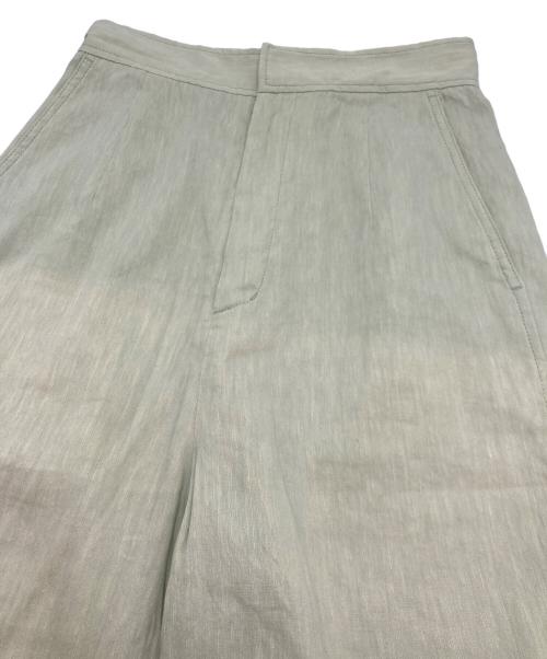 Noble（ノーブル）Noble (ノーブル) 22SSリネンハイウエストパンツ ミントグリーン サイズ:34の古着・服飾アイテム