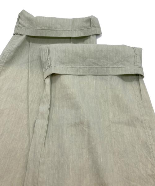 Noble（ノーブル）Noble (ノーブル) 22SSリネンハイウエストパンツ ミントグリーン サイズ:34の古着・服飾アイテム