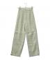 Noble（ノーブル）の古着「22SSリネンハイウエストパンツ」｜ミントグリーン