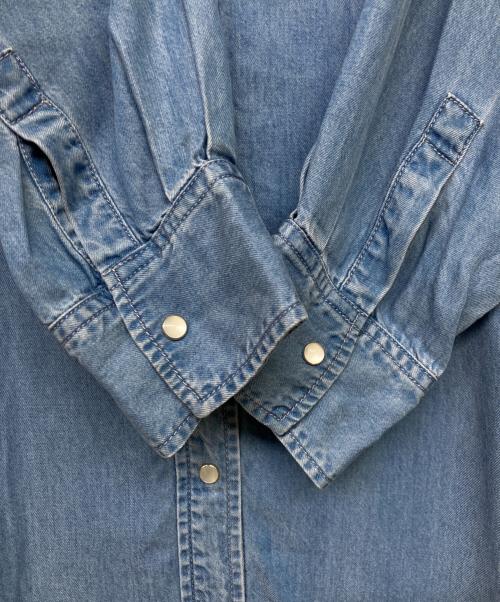 SHIPS（シップス）SHIPS (シップス) デニムピンタックシャツワンピース インディゴ サイズ:‐の古着・服飾アイテム
