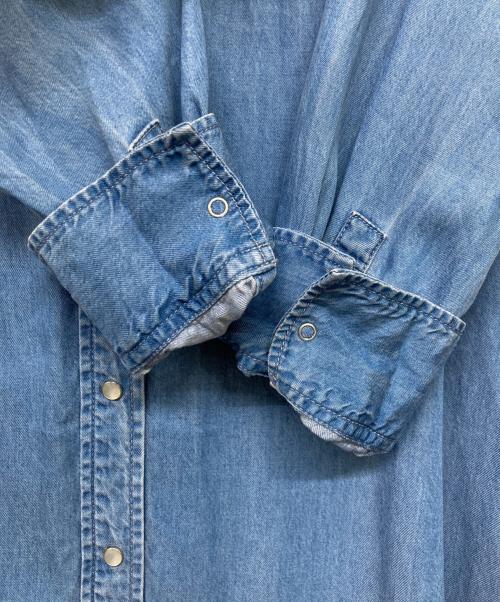 SHIPS（シップス）SHIPS (シップス) デニムピンタックシャツワンピース インディゴ サイズ:‐の古着・服飾アイテム