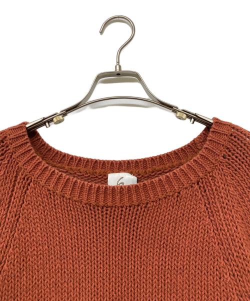 6(ROKU) BEAUTY&YOUTH（ロク ビューティーアンドユース）6(ROKU) BEAUTY&YOUTH (ロク ビューティーアンドユース) COTTON MIX SHORT KNIT PULLOVER（コットン ミックス ショート ニット プルオーバー） ブラウン サイズ:Freeの古着・服飾アイテム