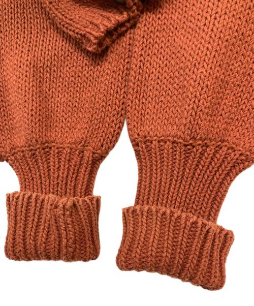 6(ROKU) BEAUTY&YOUTH（ロク ビューティーアンドユース）6(ROKU) BEAUTY&YOUTH (ロク ビューティーアンドユース) COTTON MIX SHORT KNIT PULLOVER（コットン ミックス ショート ニット プルオーバー） ブラウン サイズ:Freeの古着・服飾アイテム