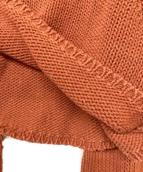6(ROKU) BEAUTY&YOUTH（ロク ビューティーアンドユース）6(ROKU) BEAUTY&YOUTH (ロク ビューティーアンドユース) COTTON MIX SHORT KNIT PULLOVER（コットン ミックス ショート ニット プルオーバー） ブラウン サイズ:Freeの古着・服飾アイテム