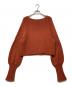 6(ROKU) BEAUTY&YOUTH (ロク ビューティーアンドユース) COTTON MIX SHORT KNIT PULLOVER（コットン ミックス ショート ニット プルオーバー） ブラウン サイズ:Free：4500円
