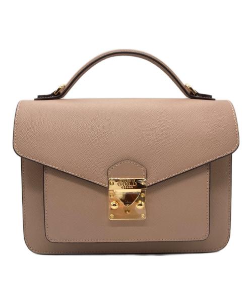 COCOCELUX GOLD（ココセリュックスゴールド）COCOCELUX GOLD (ココセリュックスゴールド) CCLゴールドサフィアーノ錠前2WAYバック ピンク 未使用品の古着・服飾アイテム