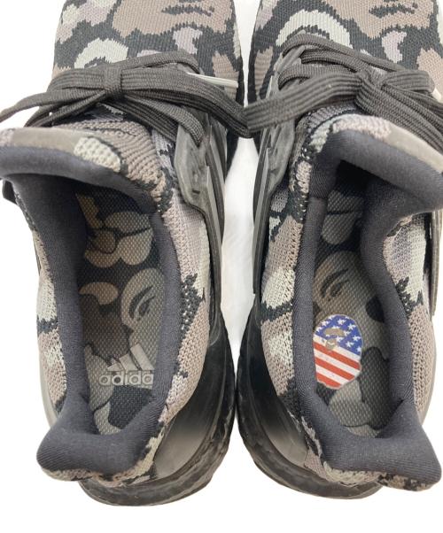 adidas（アディダス）adidas (アディダス) A BATHING APE (ア ベイシング エイプ) ULTRA BOOST BAPE BLACK CAMO ブラック サイズ:25の古着・服飾アイテム