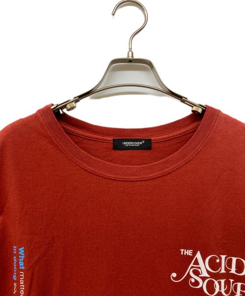 UNDERCOVER（アンダーカバー）UNDERCOVER (アンダーカバー) 19AW UNDERCOVER RECORDS ACID SOUP TEE レッド サイズ:sizeLの古着・服飾アイテム