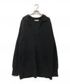 ENOFイナフ）の古着「カシミヤ混cropped knit」｜ブラック