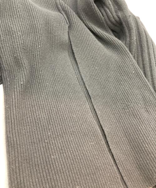 PERVERZE（パーバーズ）PERVERZE (パーバーズ) ダメージ加工切替リブニット ブラック サイズ:Freeの古着・服飾アイテム