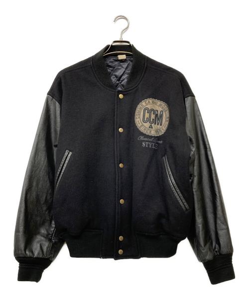 COMME CA DU MODE MEN（コムサデモードメン）COMME CA DU MODE MEN (コムサデモードメン) 古着スタジャン ブラック サイズ:-の古着・服飾アイテム