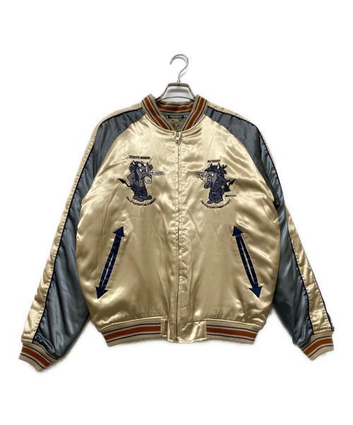 TED COMPANY（テッドカンパニー）TED COMPANY (テッドカンパニー) スタジャン ゴールド×グレー サイズ:42の古着・服飾アイテム