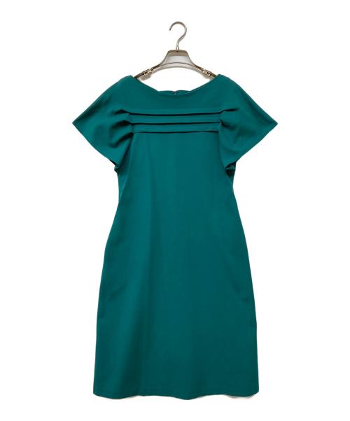 Sybilla（シビラ）Sybilla (シビラ) ショートフレアスリーブワンピース グリーン サイズ:Mの古着・服飾アイテム