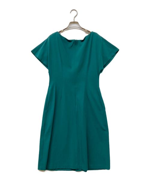 Sybilla（シビラ）Sybilla (シビラ) ショートフレアスリーブワンピース グリーン サイズ:Mの古着・服飾アイテム