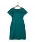Sybilla（シビラ）の古着「ショートフレアスリーブワンピース」｜グリーン