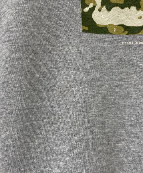 FUCT（ファクト）FUCT (ファクト) USA製 90s プリントスウェット グレー サイズ:Mの古着・服飾アイテム