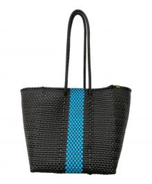 Letra（レトラ）の古着「トートカゴバッグ」｜ブラック×ブルー
