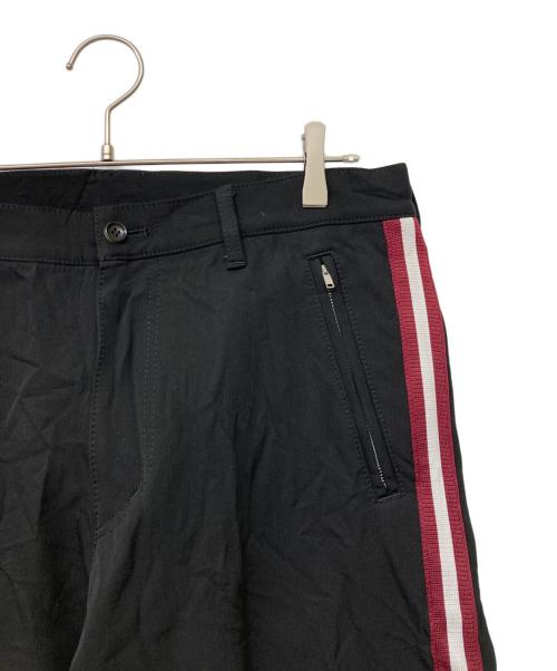 COMME des GARCONS HOMME（コムデギャルソン オム）COMME des GARCONS HOMME (コムデギャルソン オム) サイドラインパンツ ブラック サイズ:Lの古着・服飾アイテム