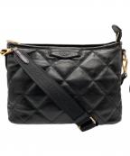 COCOCELUX GOLDココセリュックスゴールド）の古着「キルティングショルダーバッグ」｜ブラック