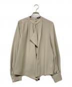 anuansアニュアンス）の古着「カスケードフリルブラウス」｜ベージュ