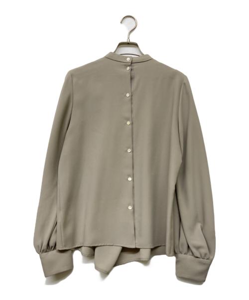 anuans（アニュアンス）anuans (アニュアンス) カスケードフリルブラウス ベージュ サイズ:Fの古着・服飾アイテム