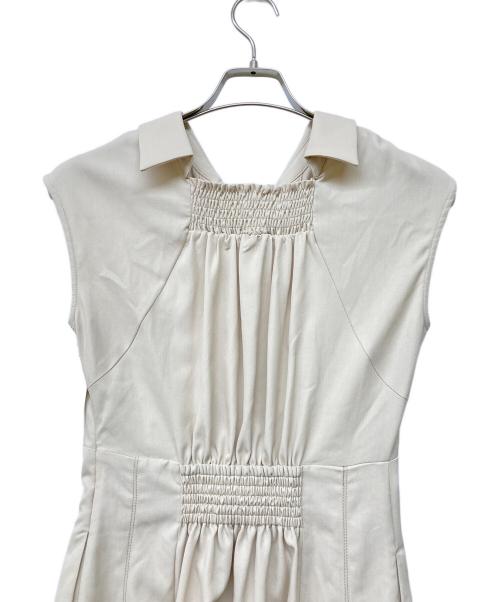 HER LIP TO（ハーリップトゥ）Her lip to (ハーリップトゥ) Montecristo French Sleeve Dress ベージュ サイズ:S 未使用品の古着・服飾アイテム