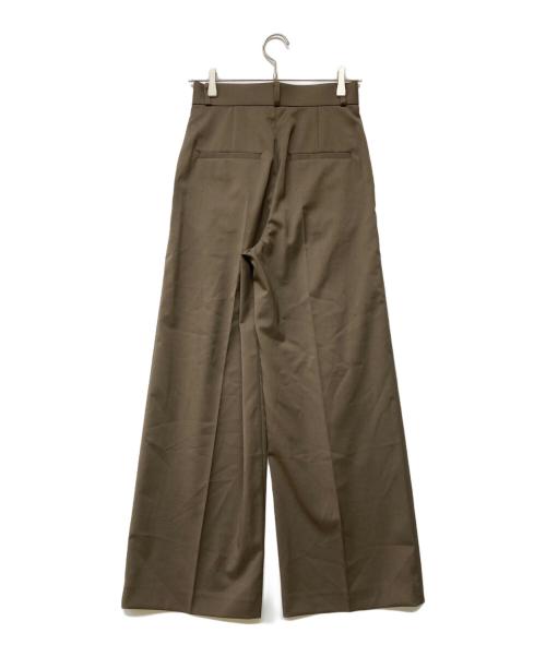 Noble（ノーブル）Noble (ノーブル) エステルツイルストレッチスラックスパンツ ブラウン サイズ:36 未使用品の古着・服飾アイテム