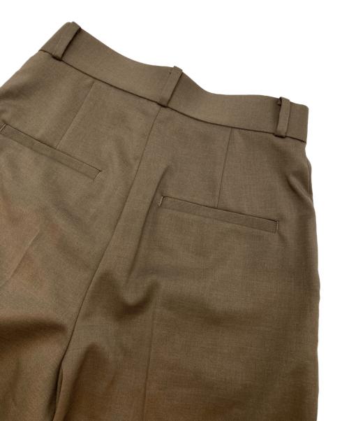 Noble（ノーブル）Noble (ノーブル) エステルツイルストレッチスラックスパンツ ブラウン サイズ:36 未使用品の古着・服飾アイテム