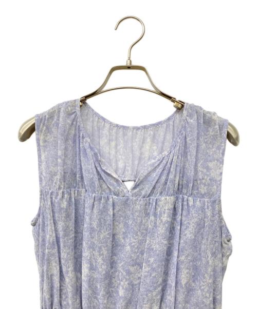 JILL BY JILLSTUART（ジル バイ ジルスチュアート）JILL BY JILLSTUART (ジル バイ ジルスチュアート) プリントティアードワンピース パープル サイズ:FRの古着・服飾アイテム