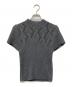 Audire（アウディーレ）の古着「Diamond knit tops」｜グレー
