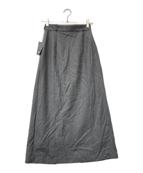 anuans（アニュアンス）anuans (アニュアンス) レイヤード2Wayデザインスカート グレー サイズ:S 未使用品の古着・服飾アイテム